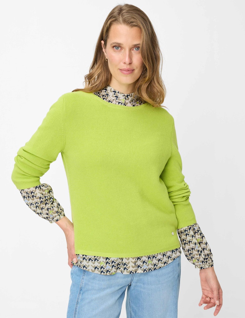 Brax Damen Pullover Moss Pearl