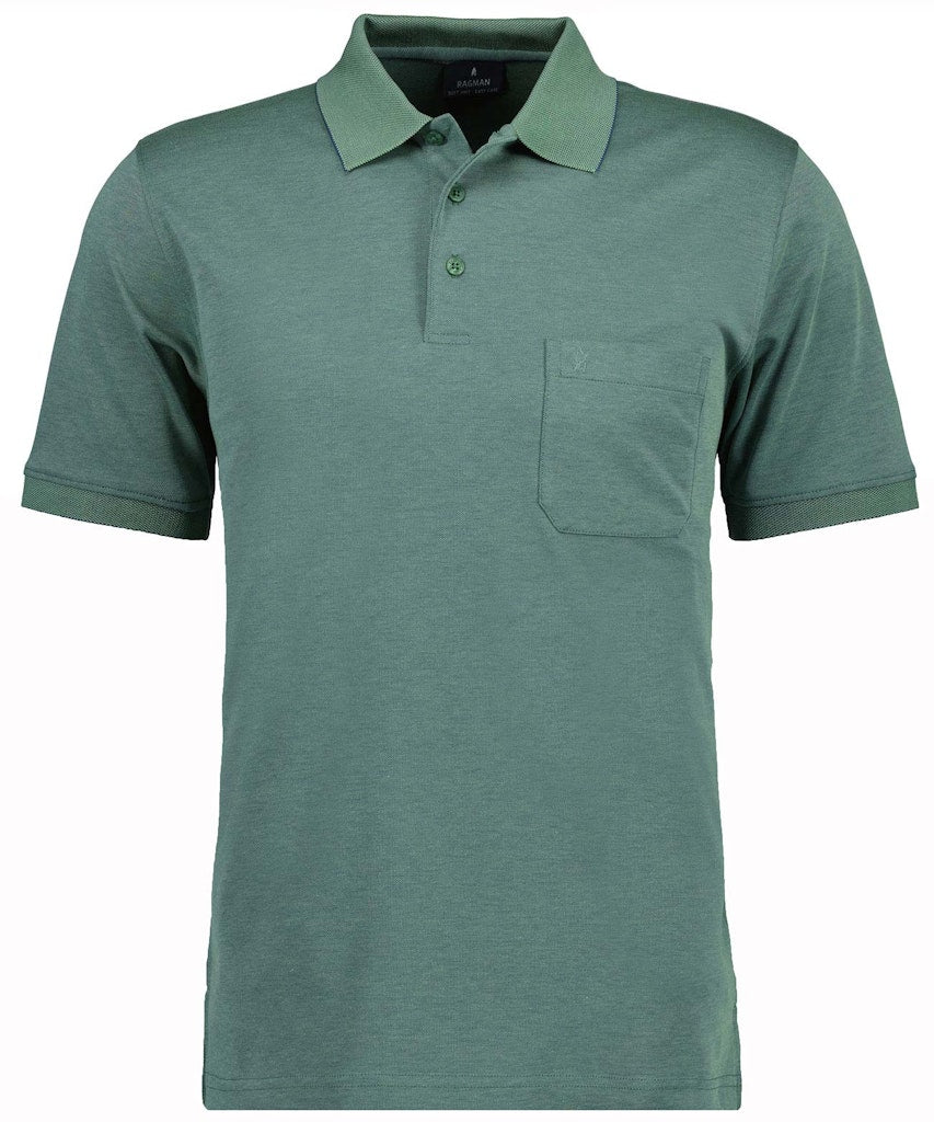 Ragman Herren Polo-Shirts Schilf