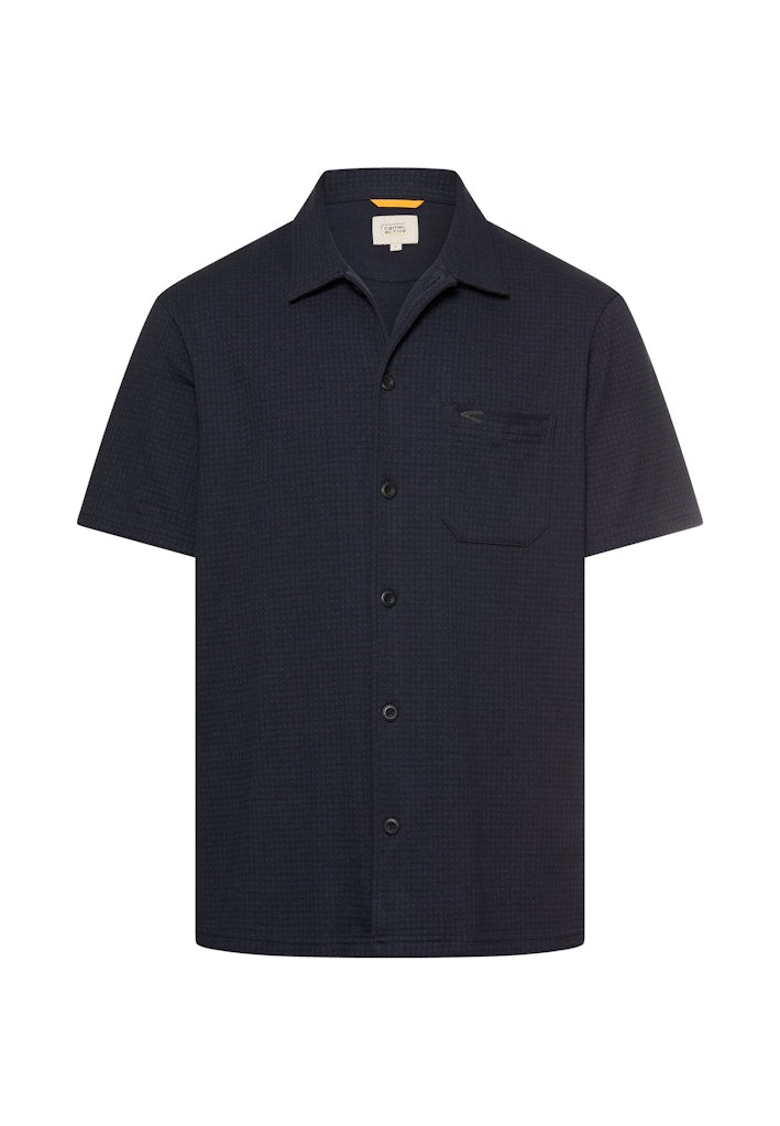 Camel active Herren Hemden kurz Dark Navy
