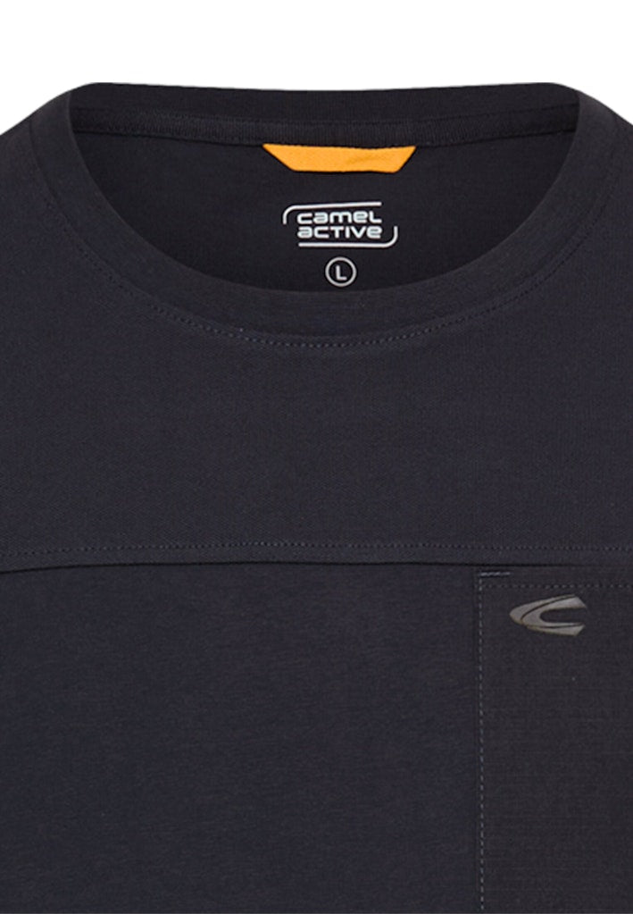 Camel active Herren T-Shirts kurz Dark Navy