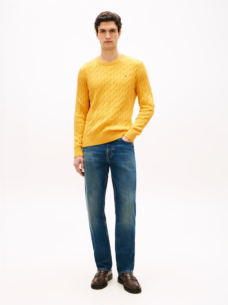 Tommy Hilfiger Herren Sweatshirts Z Yellow