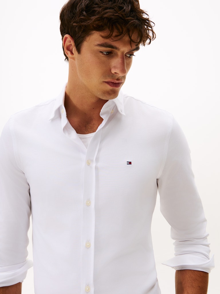 Tommy Hilfiger Herren Hemden Ybr White