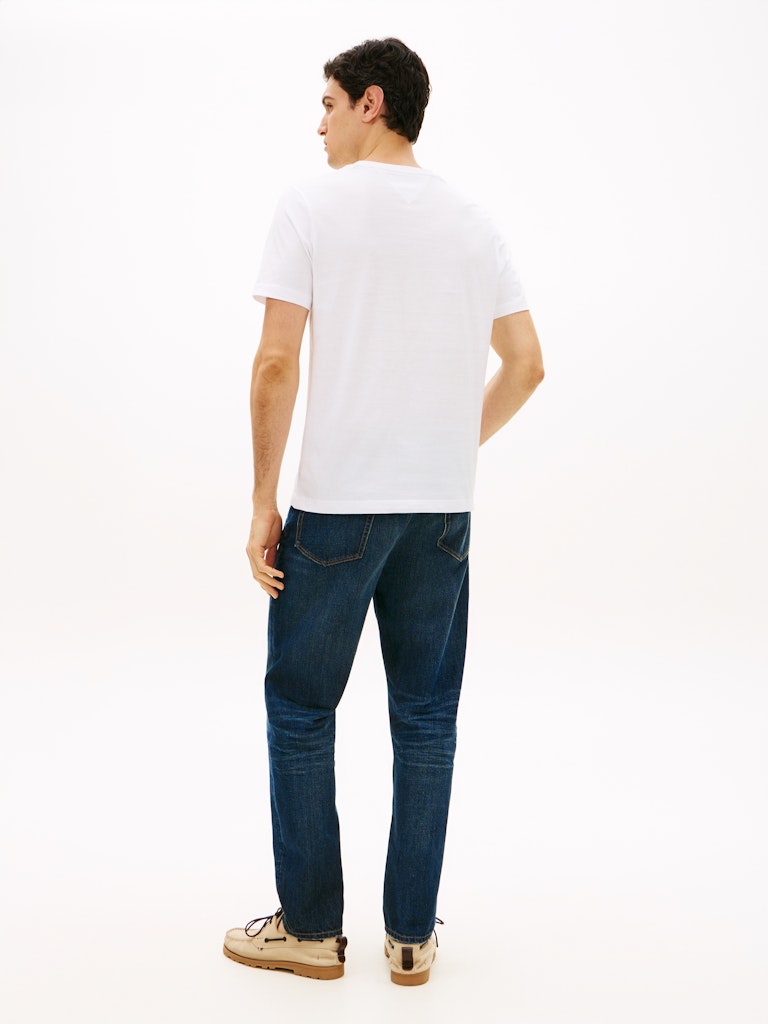 Tommy Hilfiger Herren T-Shirts kurz Ybr White