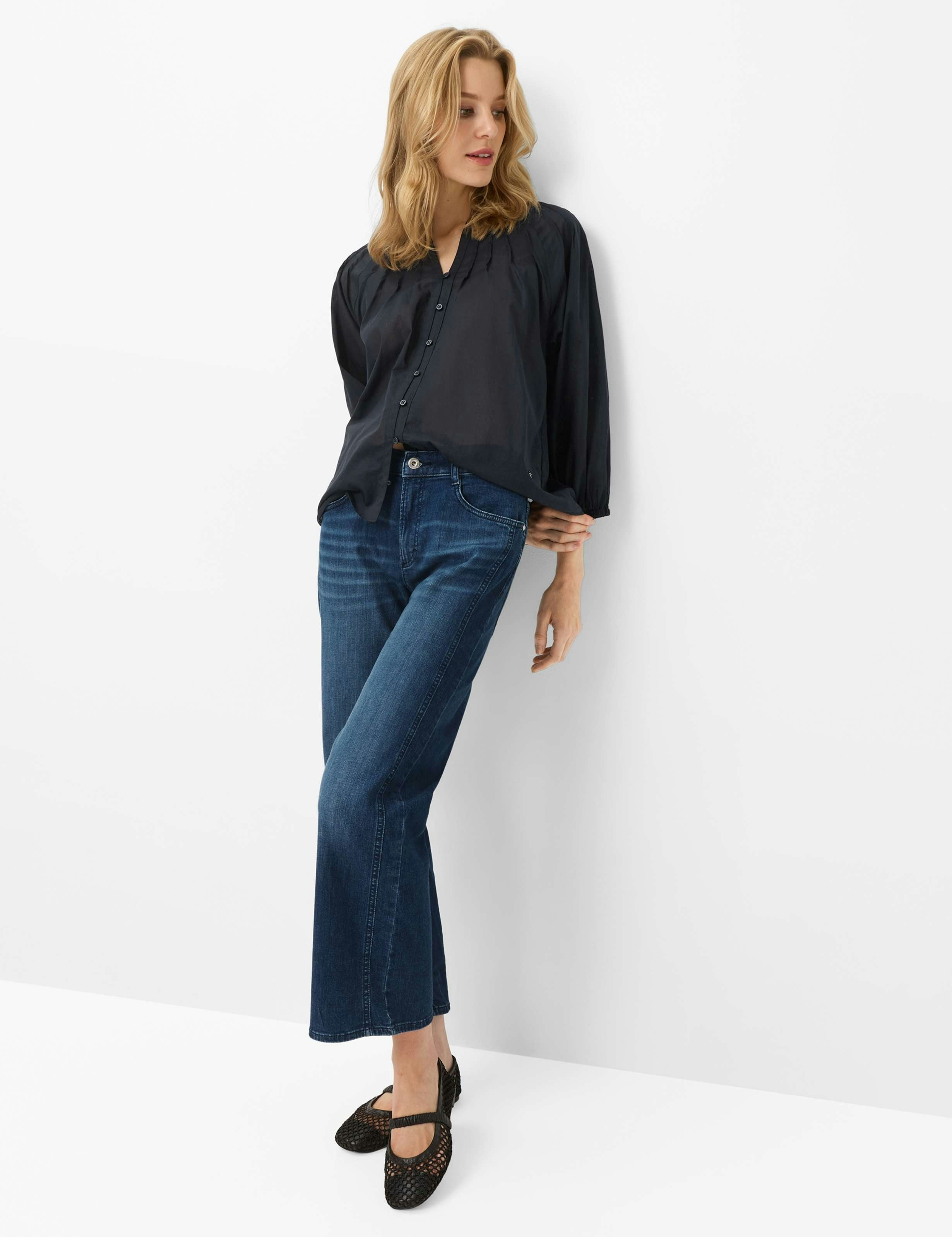 Brax Damen Jeans Used Regular Bl