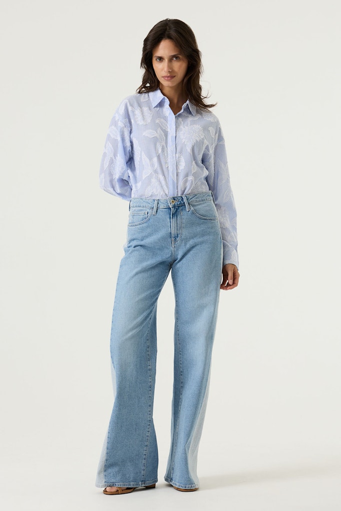 Garcia Damen Blusen Cornflower