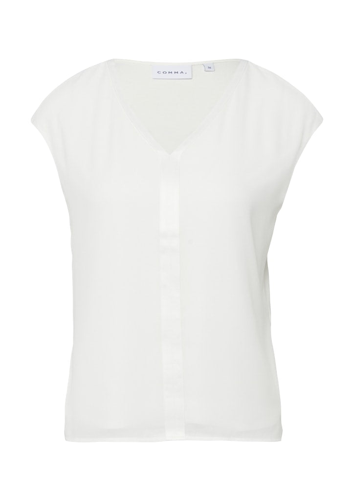 Comma Damen T-Shirts White
