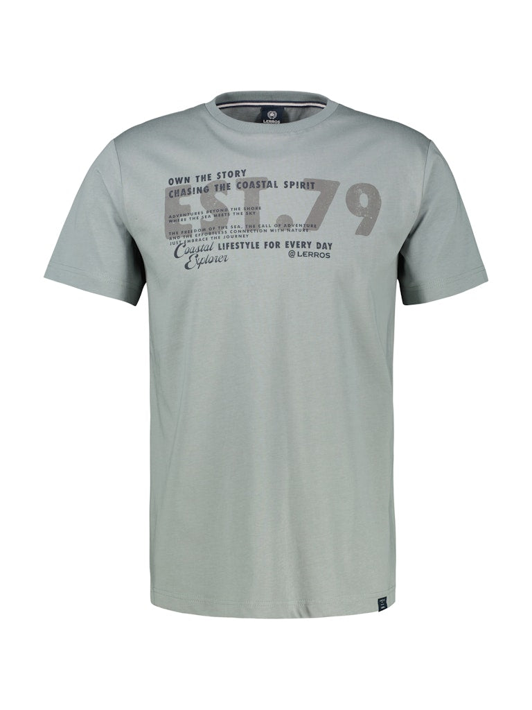 Lerros Herren T-Shirts kurz Storm Grey