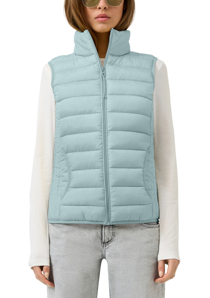QS by S.Oliver Damen Outdoorwesten Blue Green