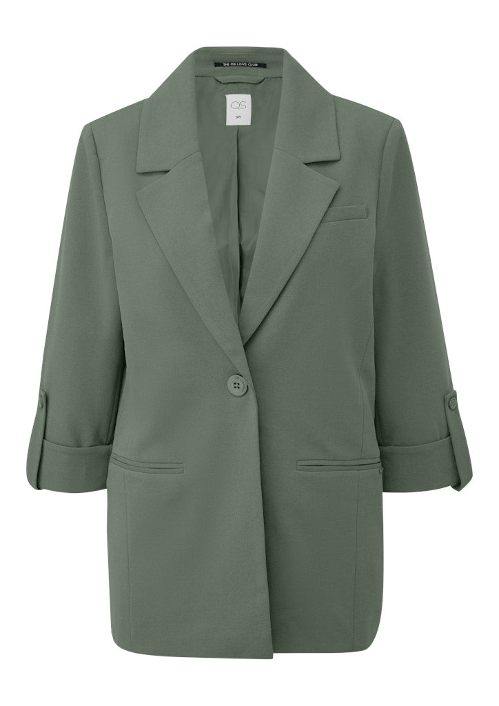 QS by S.Oliver Damen Blazer Green