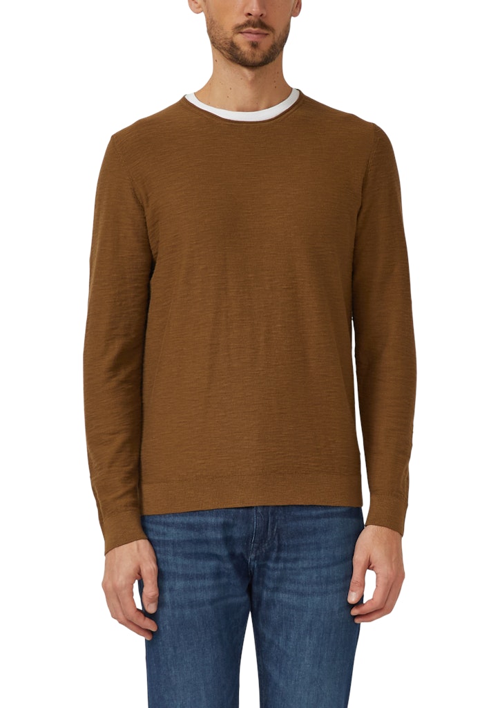 S. Oliver red Herren Pullover Brown