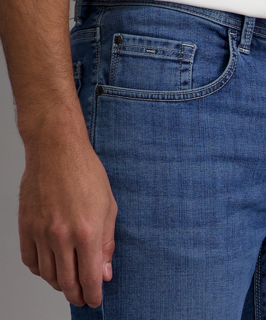 Pioneer Herren Jeans Light Blue