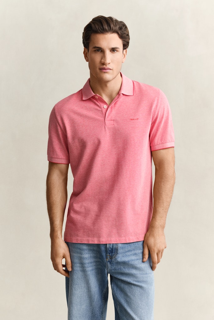 Gant Herren Polo-Shirts Rose Red