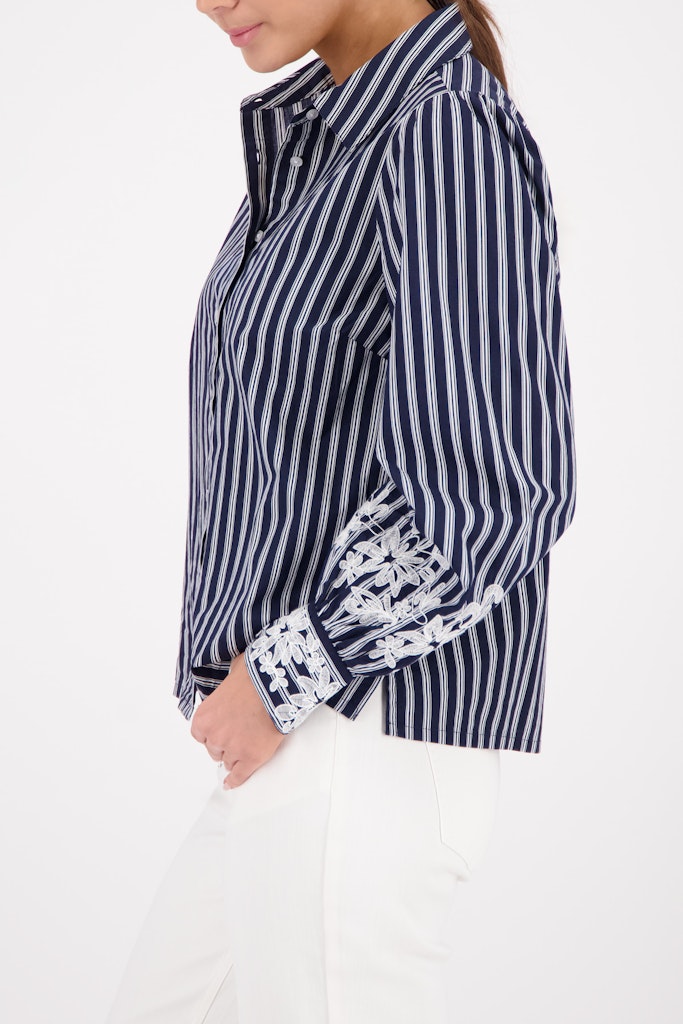 Monari Damen Blusen Marine Gemu