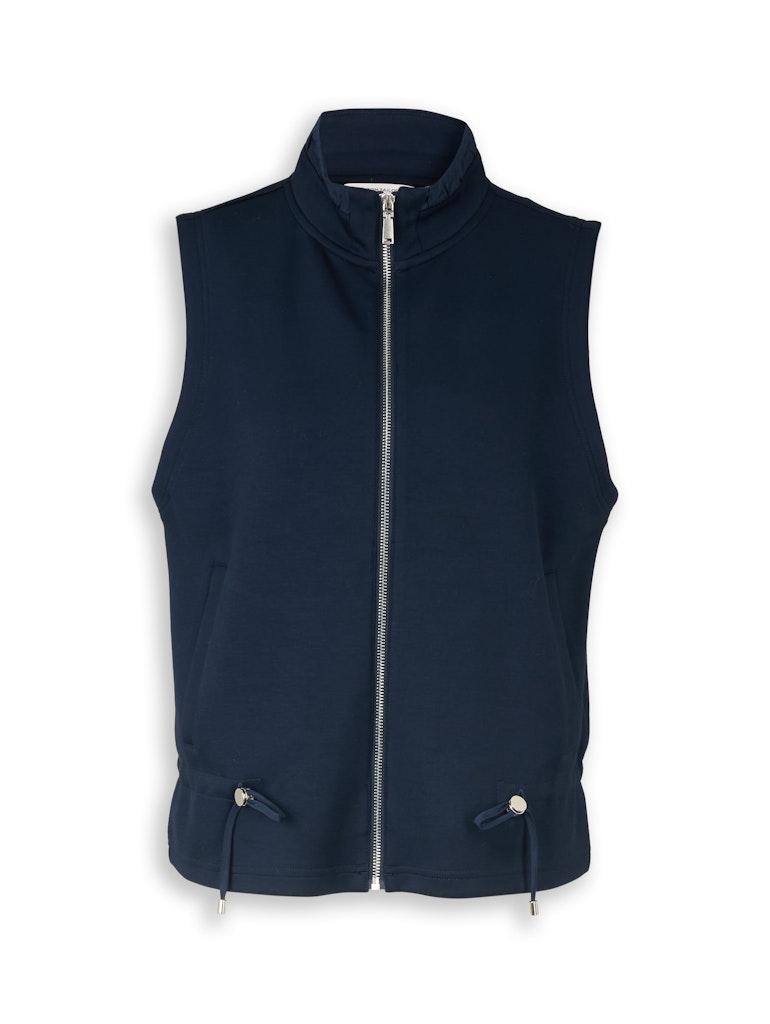 Tom Tailor Damen Sweatjacken Sky Captain Blu