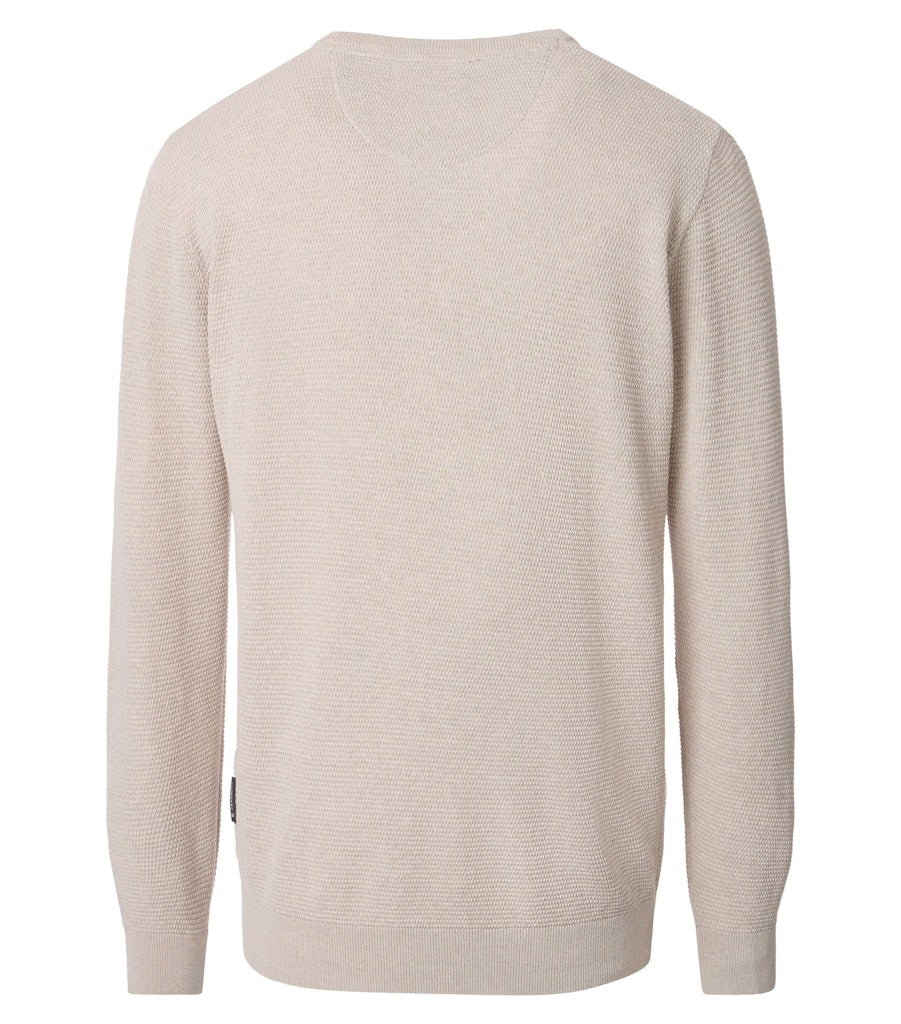 Casa Moda Herren Pullover Weiss