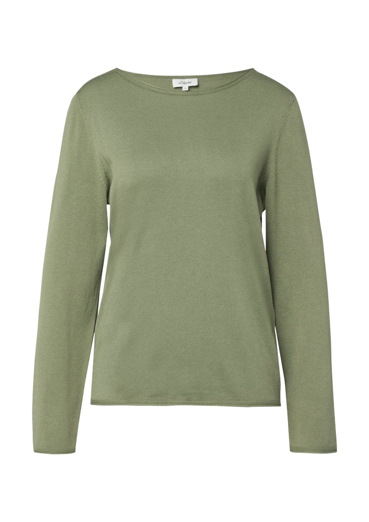 S. Oliver red Damen Pullover Green