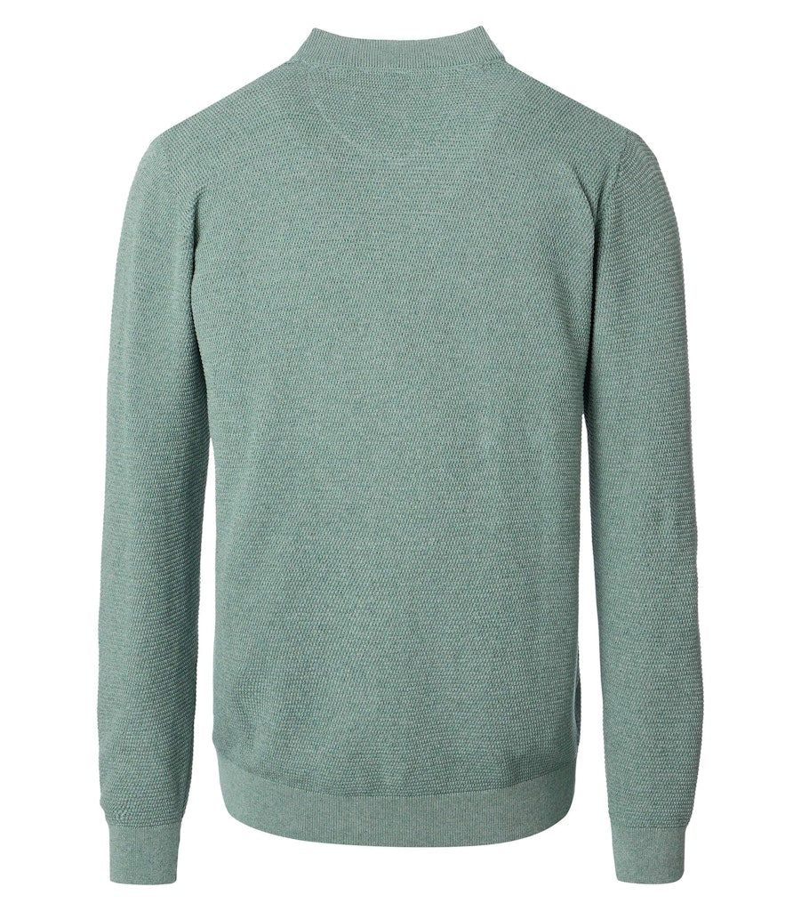 Casa Moda Herren Strickjacken Gruen