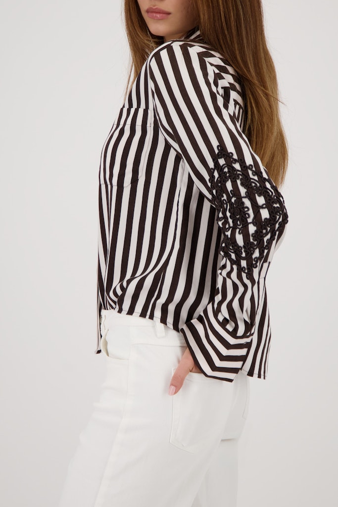 Monari Damen Blusen Dark Chocol