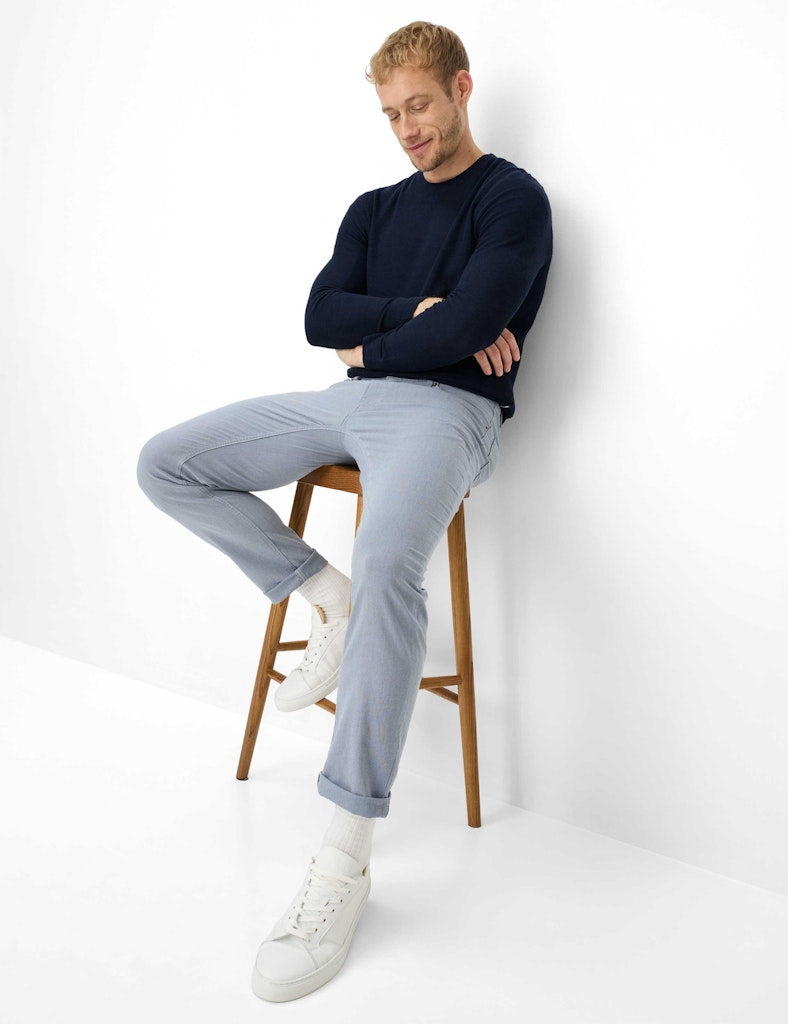 Brax Herren Hosen Smoke Blue