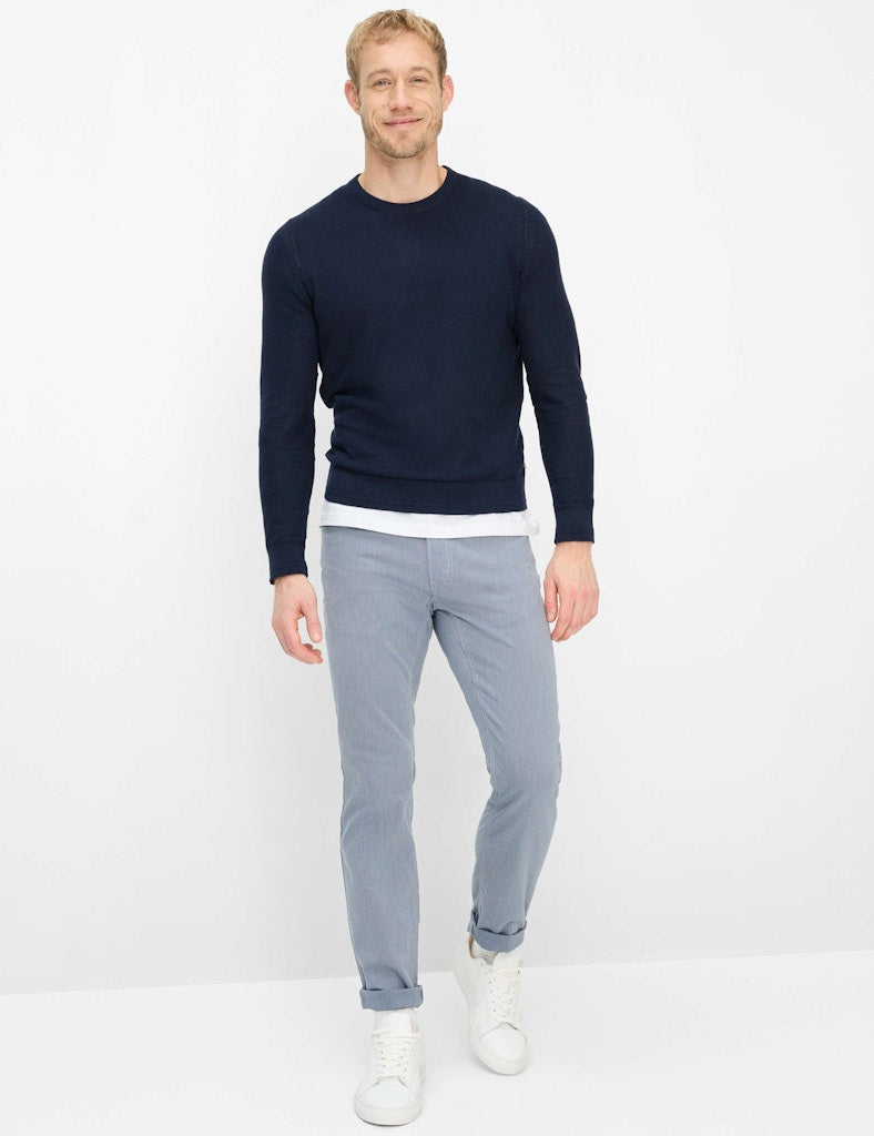 Brax Herren Hosen Smoke Blue