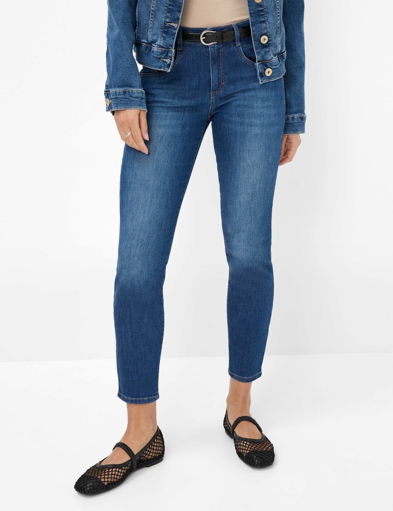 Brax Damen Jeans Used Regular Bl