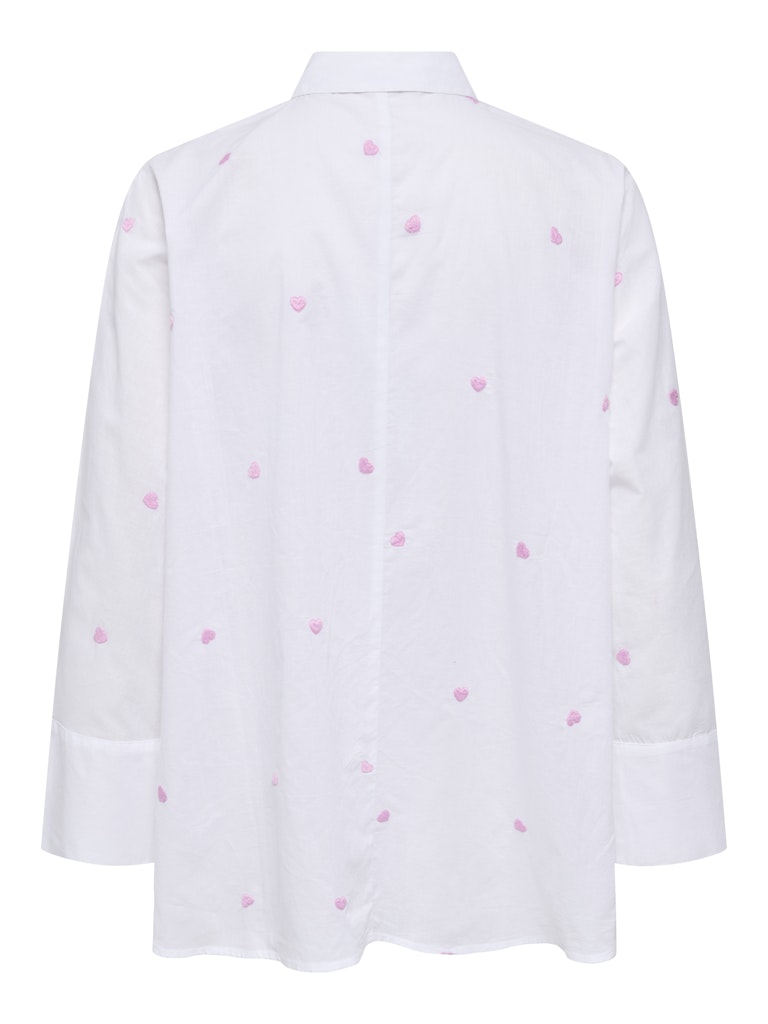 Only Damen Blusen Bright White/Pa