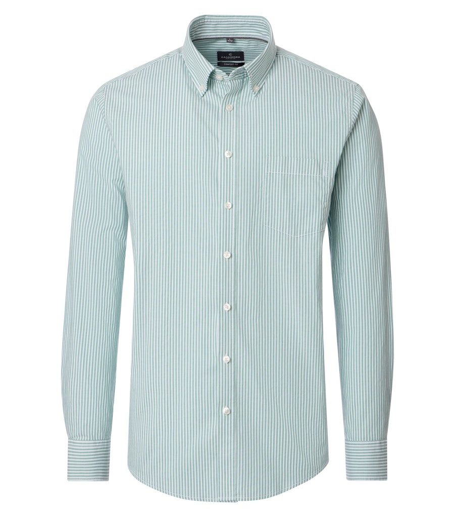 Casa Moda Herren Hemden Gruen