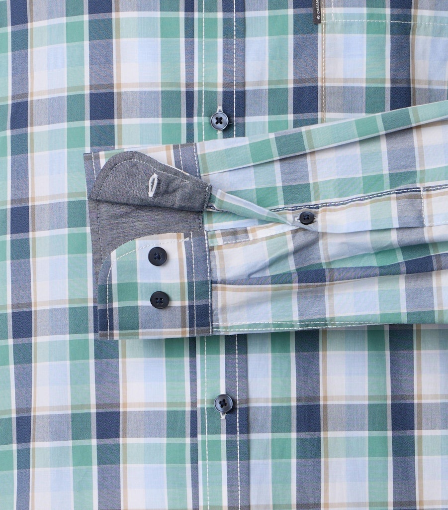 Casa Moda Herren Hemden Gruen