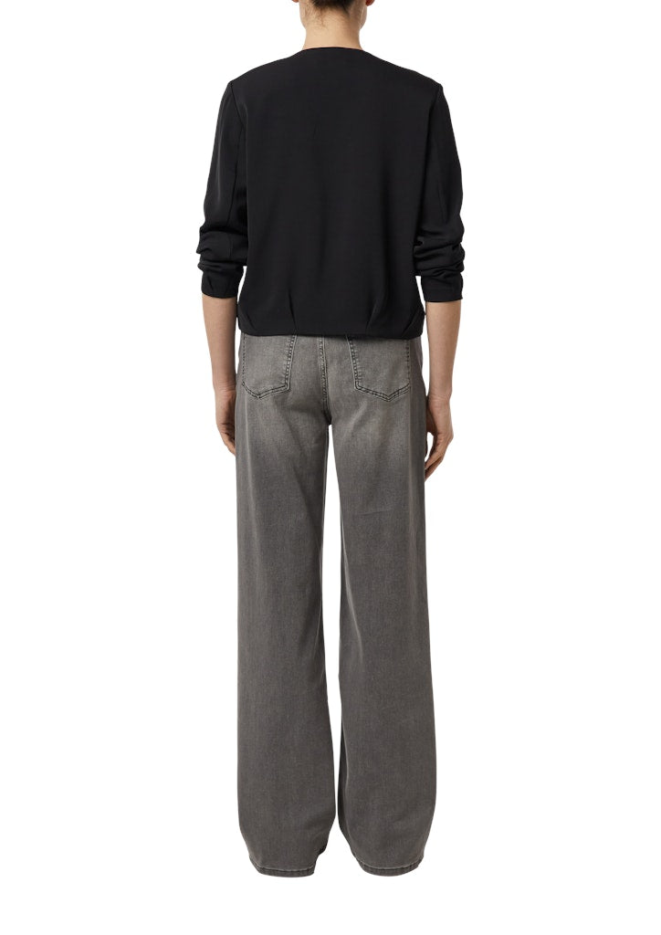 Comma Damen Blazer Grey/Black