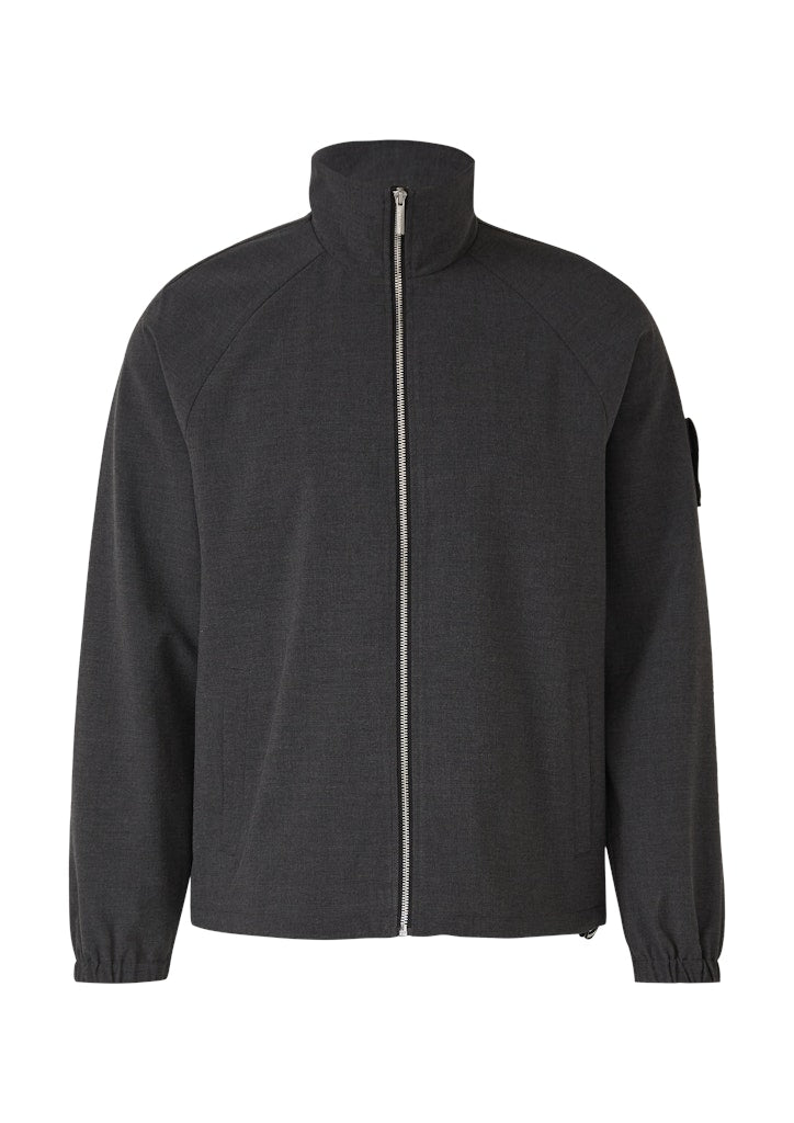 S. Oliver black Herren Sakkos Grey/Black