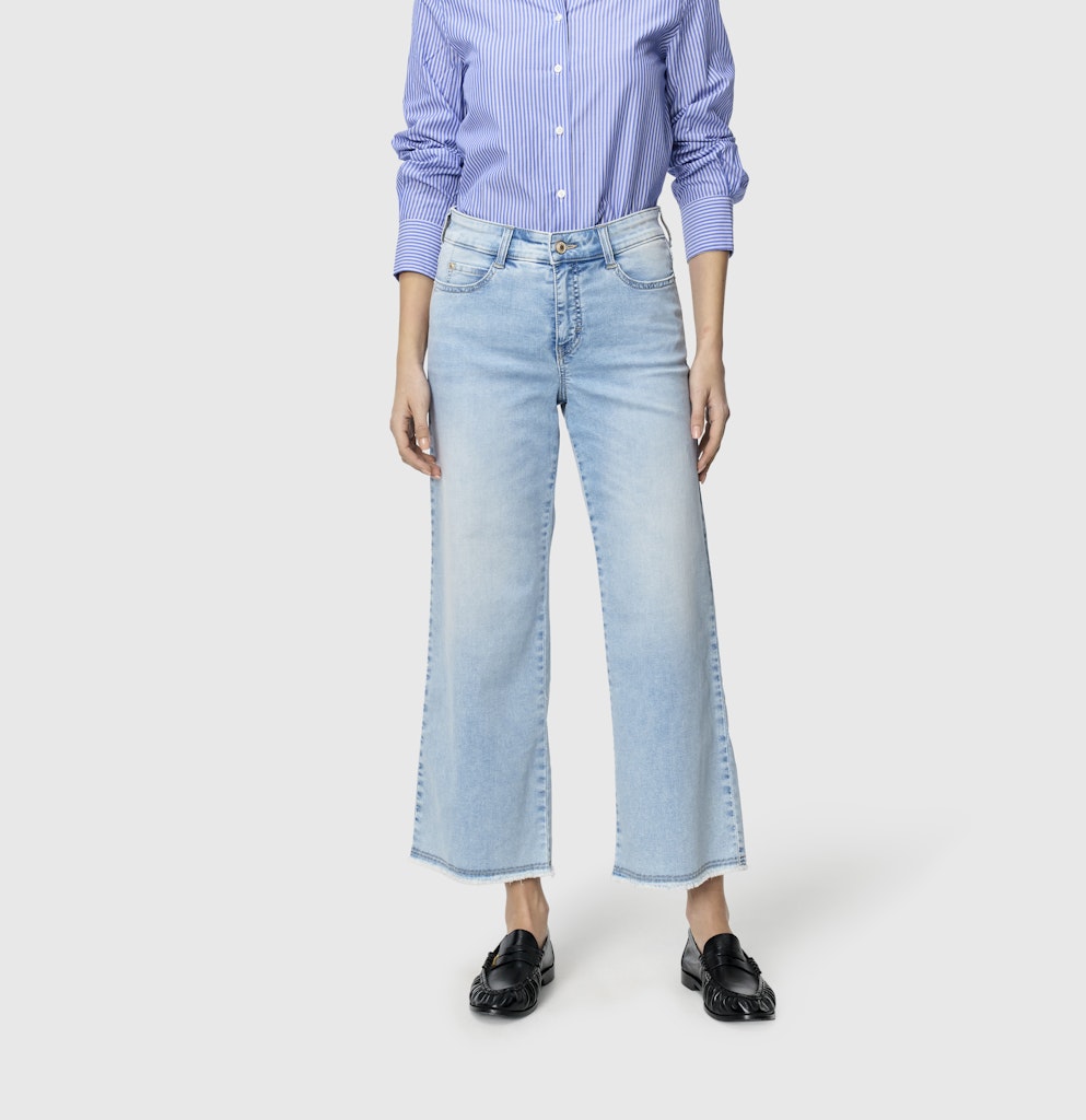 Mac Damen Jeans Light Azure Blu