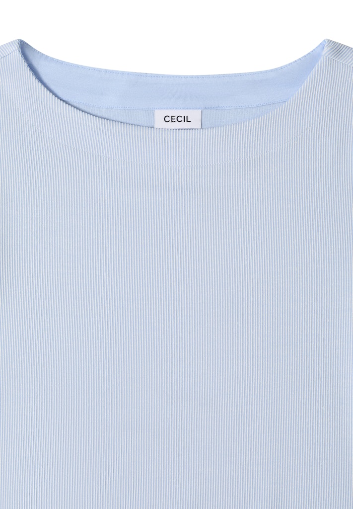 Cecil Damen T-Shirts Cloud Blu