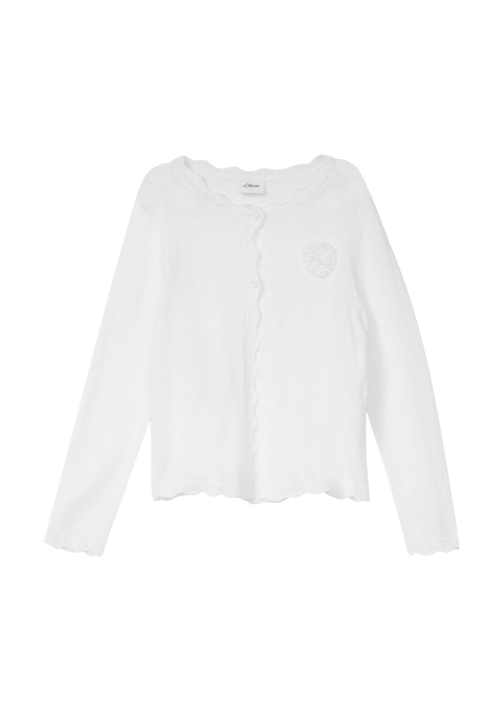 S. Oliver Mädchen Sweats & Sweatjacken White