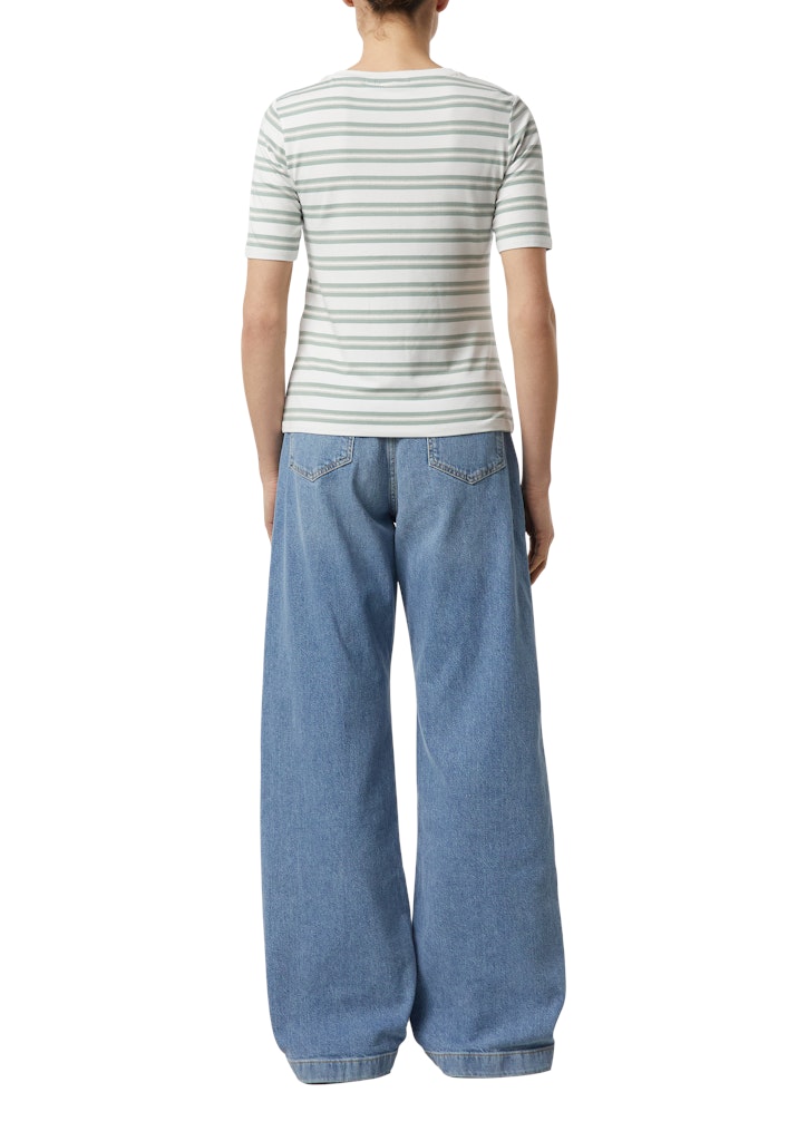 Comma Damen T-Shirts Blue Green