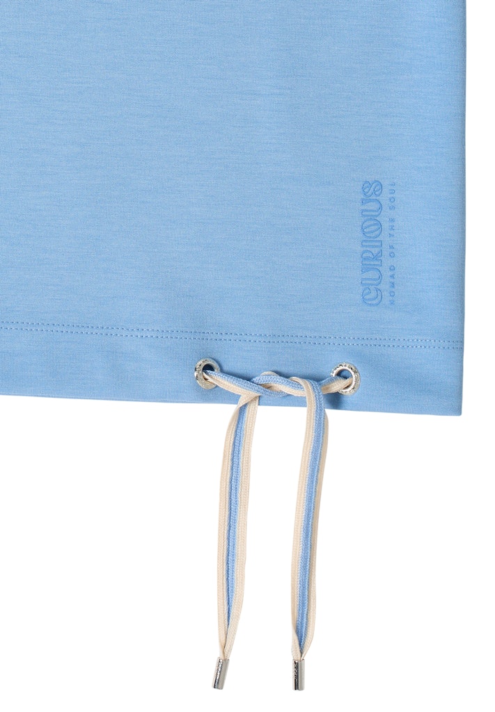 Cecil Damen T-Shirts Cloud Blu