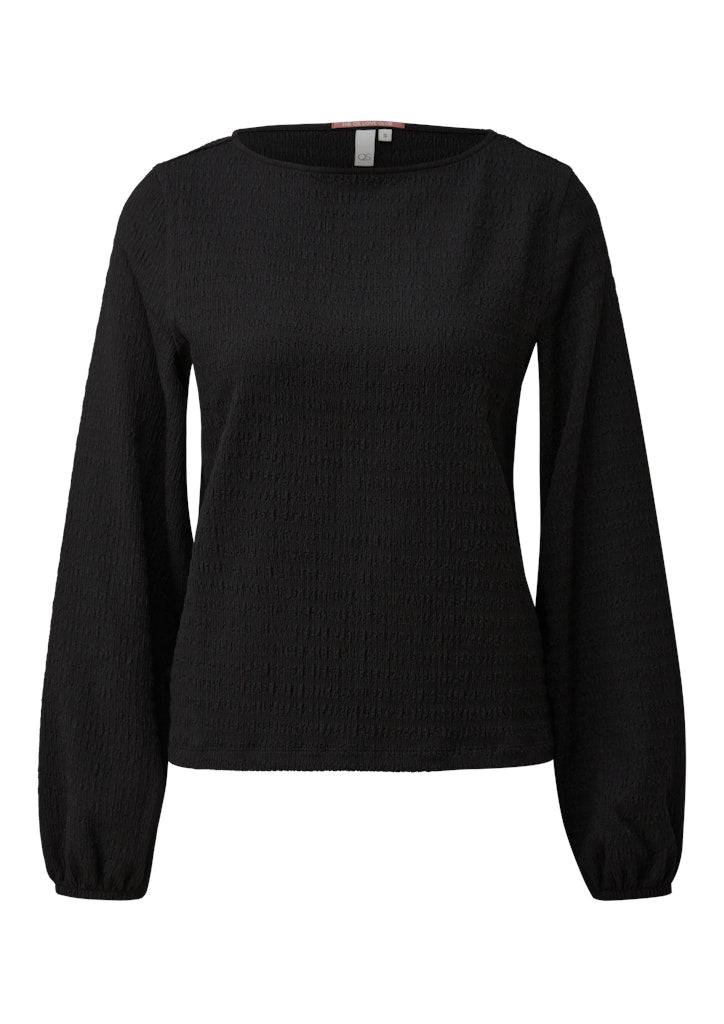 QS by S.Oliver Damen T-Shirts Grey/Black