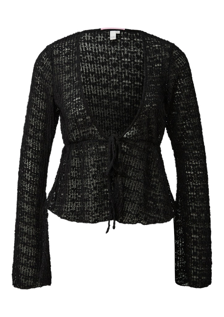 QS by S.Oliver Damen T-Shirts Grey/Black