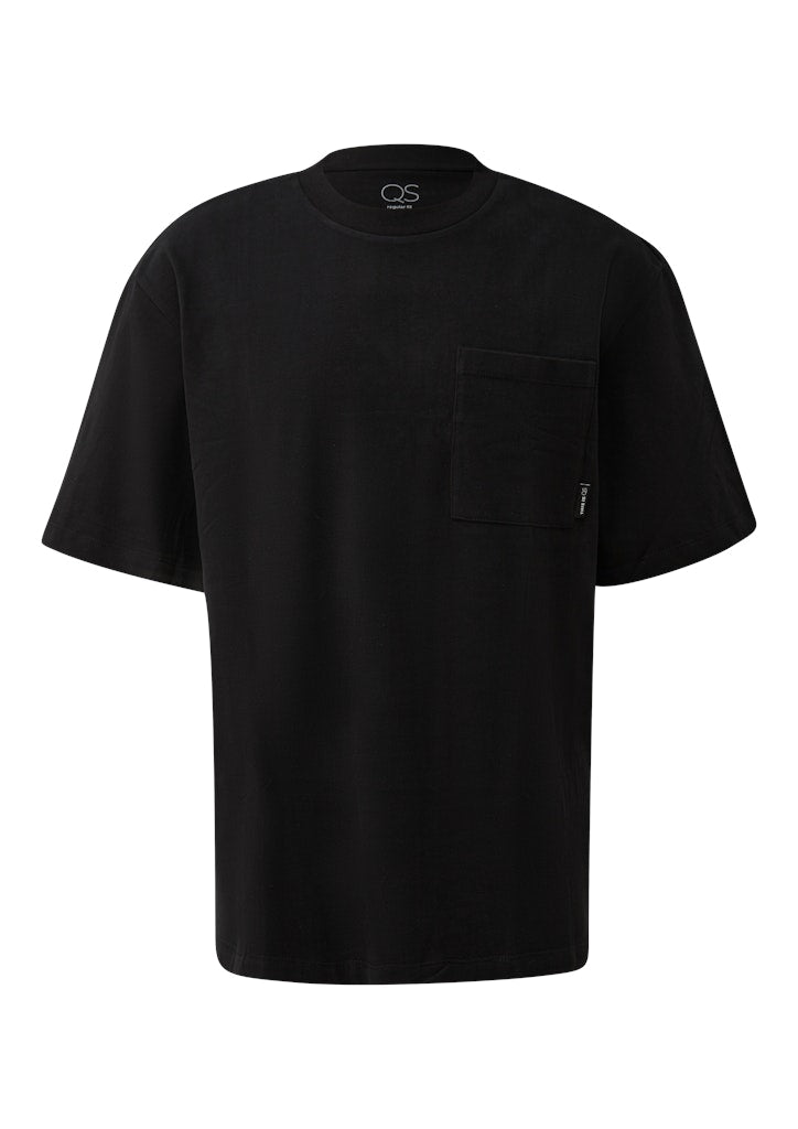 QS by S.Oliver Herren T-Shirts kurz Grey/Black