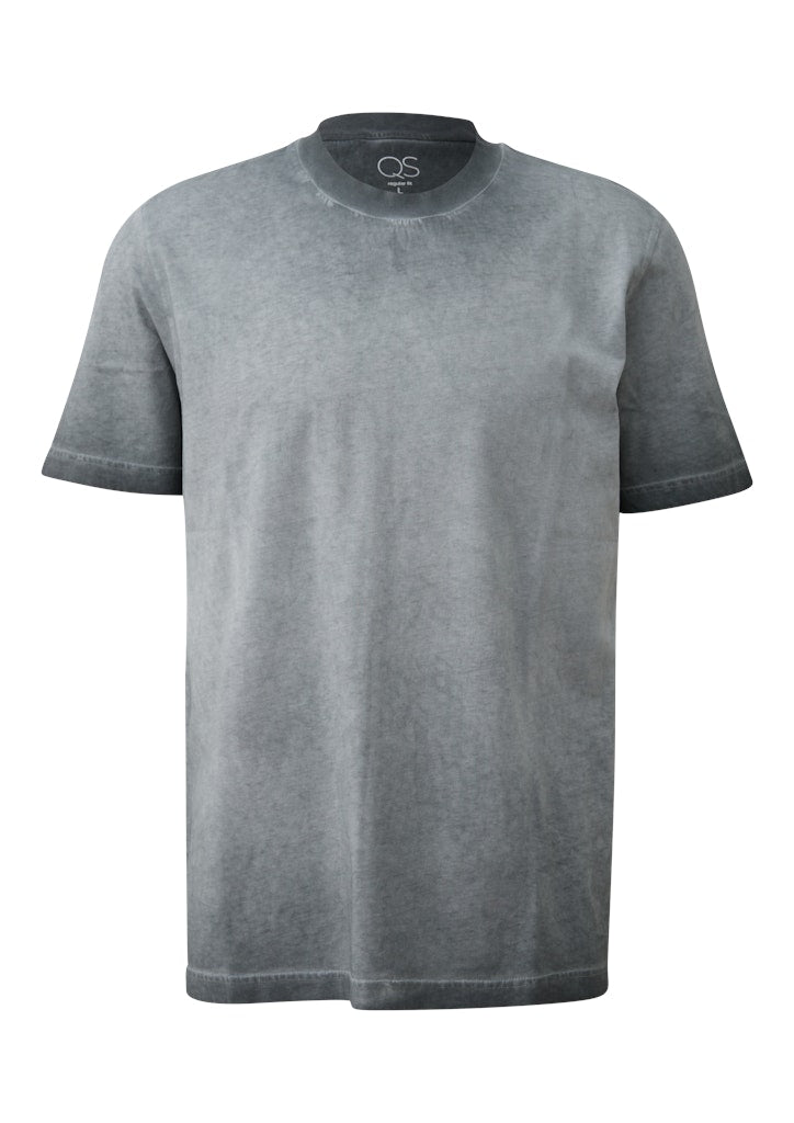 QS by S.Oliver Herren T-Shirts kurz Grey/Black