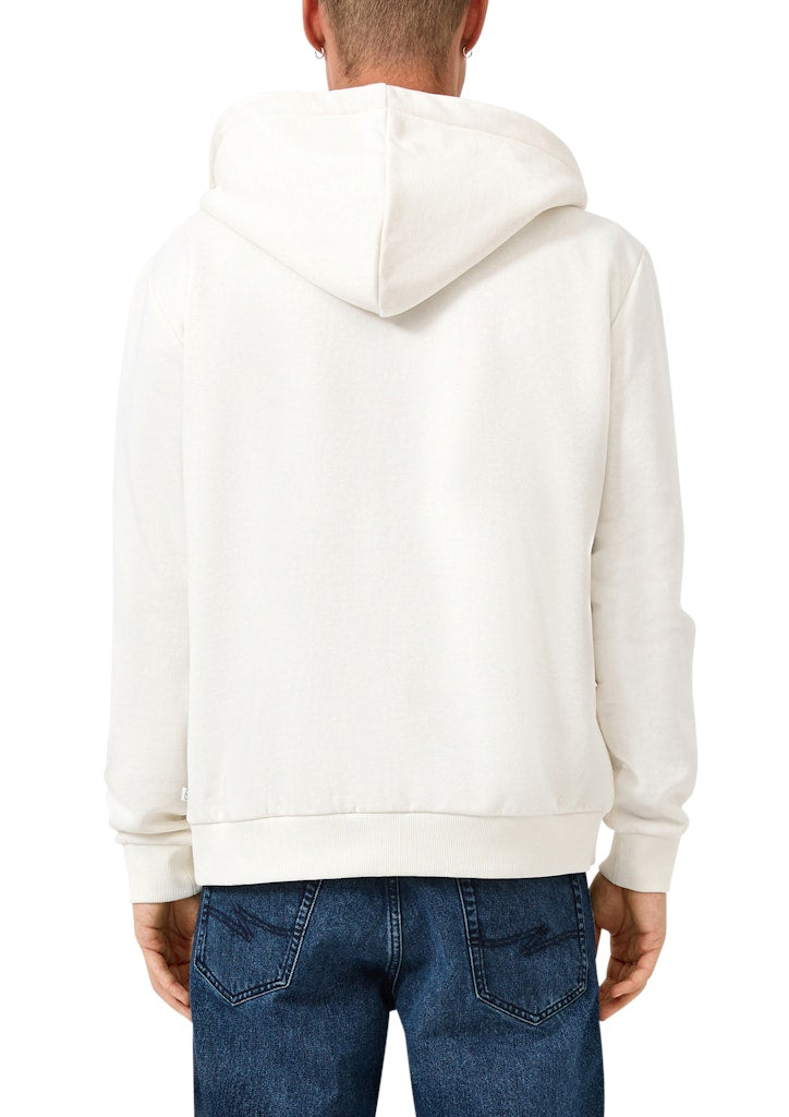QS by S.Oliver Herren Sweatshirts White