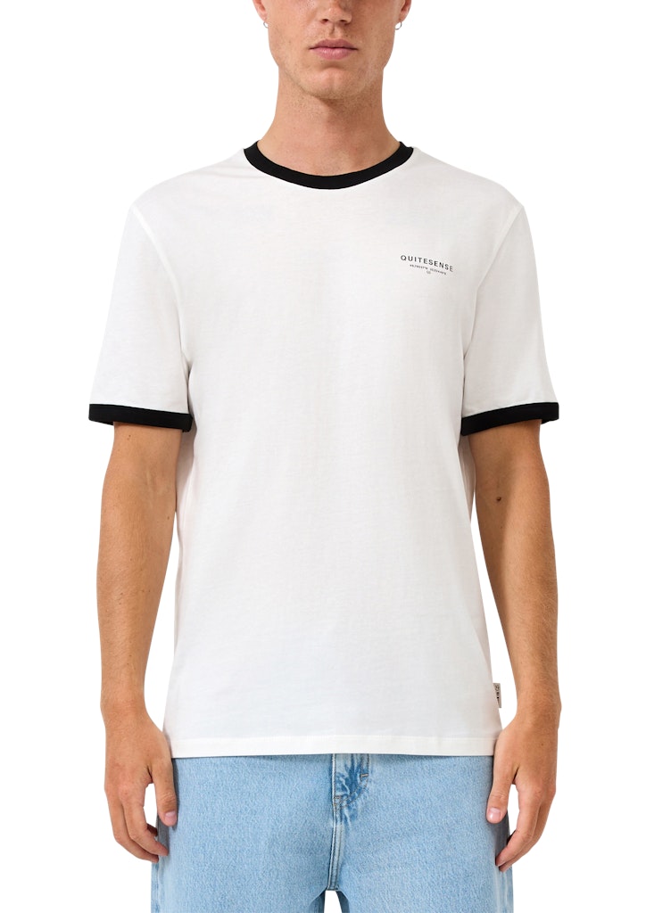 QS by S.Oliver Herren T-Shirts kurz White