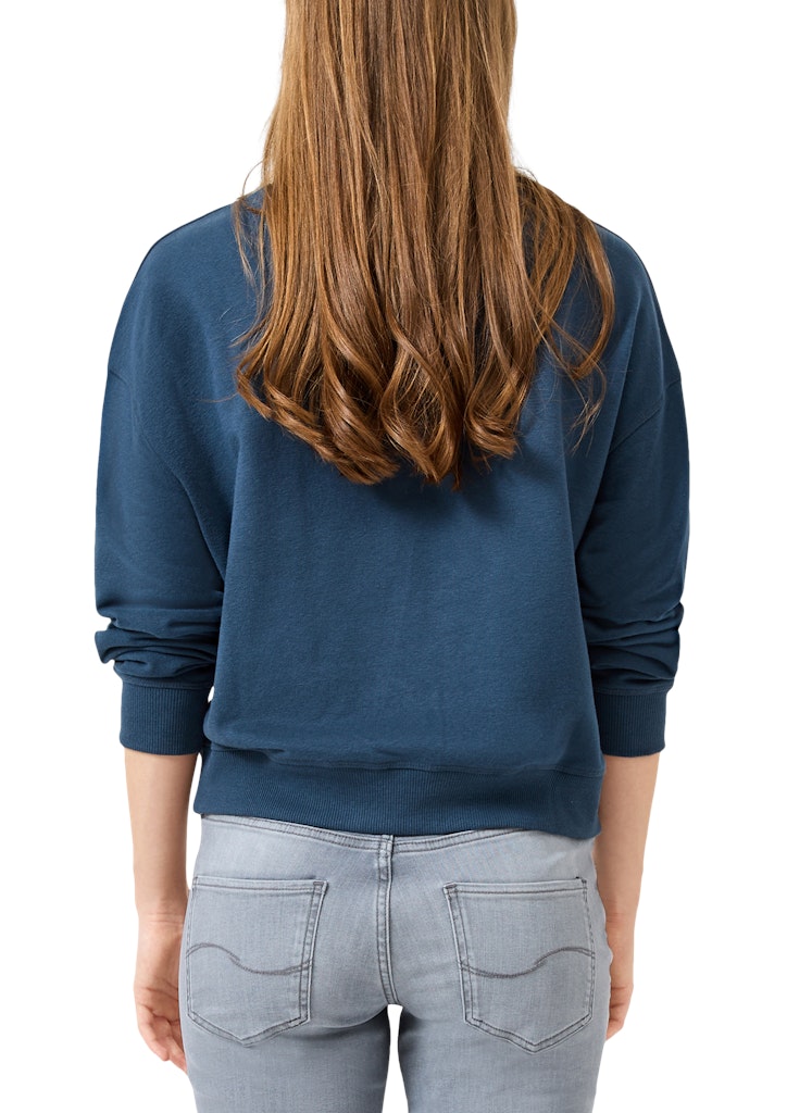 QS by S.Oliver Damen Sweatshirts Blue