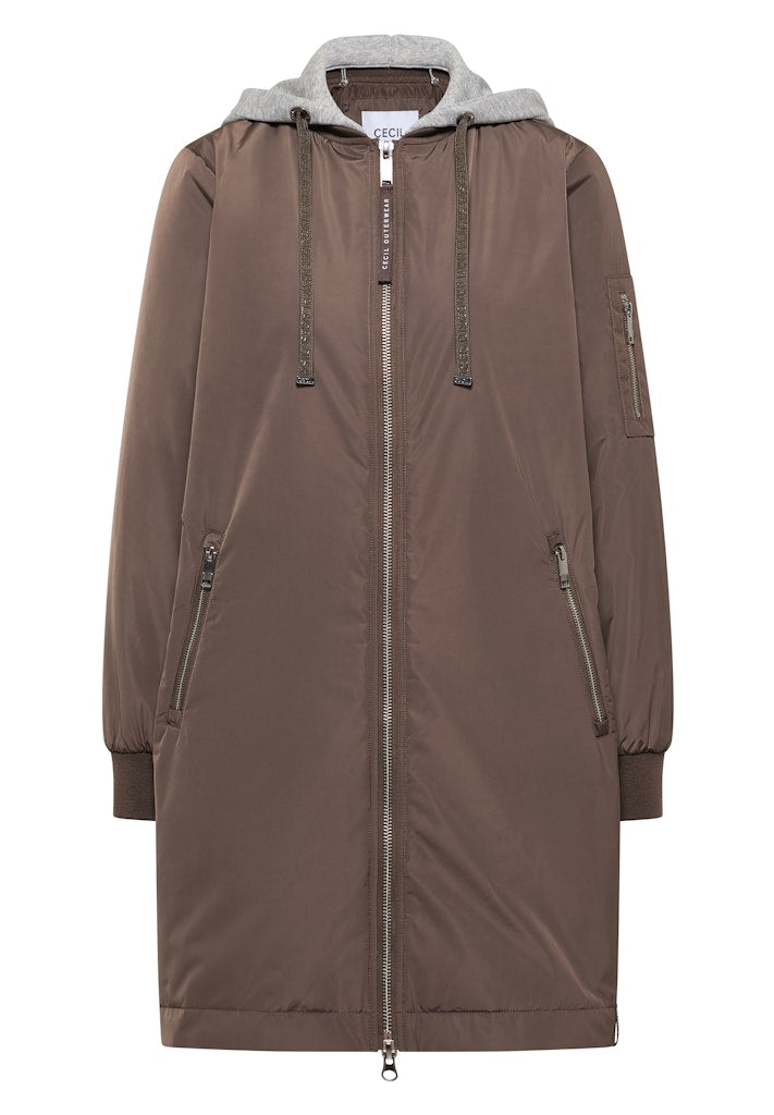 Cecil Damen Mantel Mocha Tau