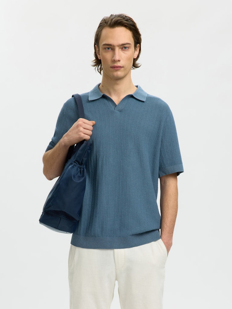 Selected homme Herren Pullover Blue Mir