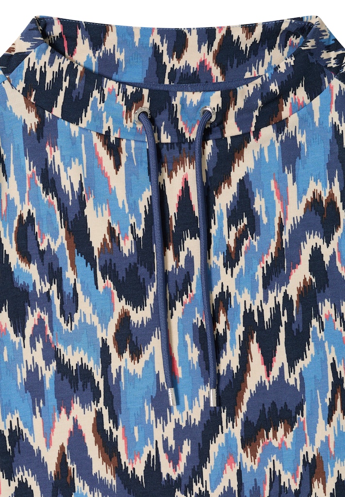 Cecil Damen T-Shirts Cloud Blu