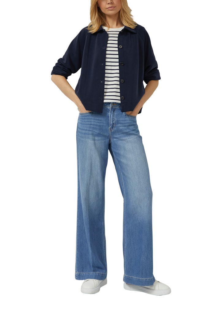 S. Oliver red Damen Sweatjacken Blue