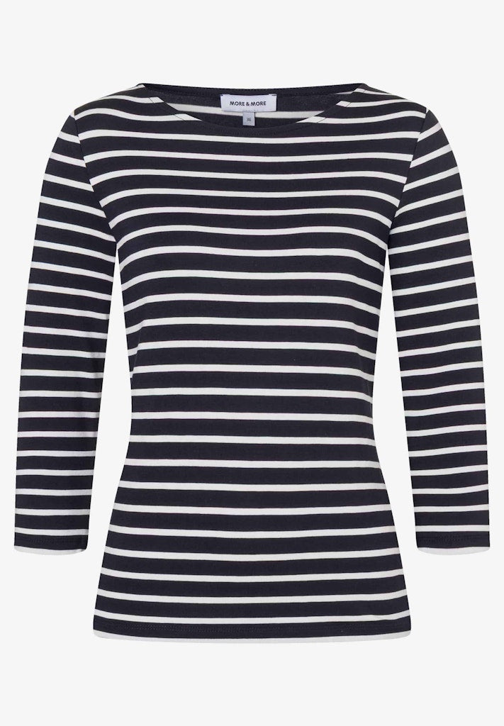 More & More Damen T-Shirts Marine Off