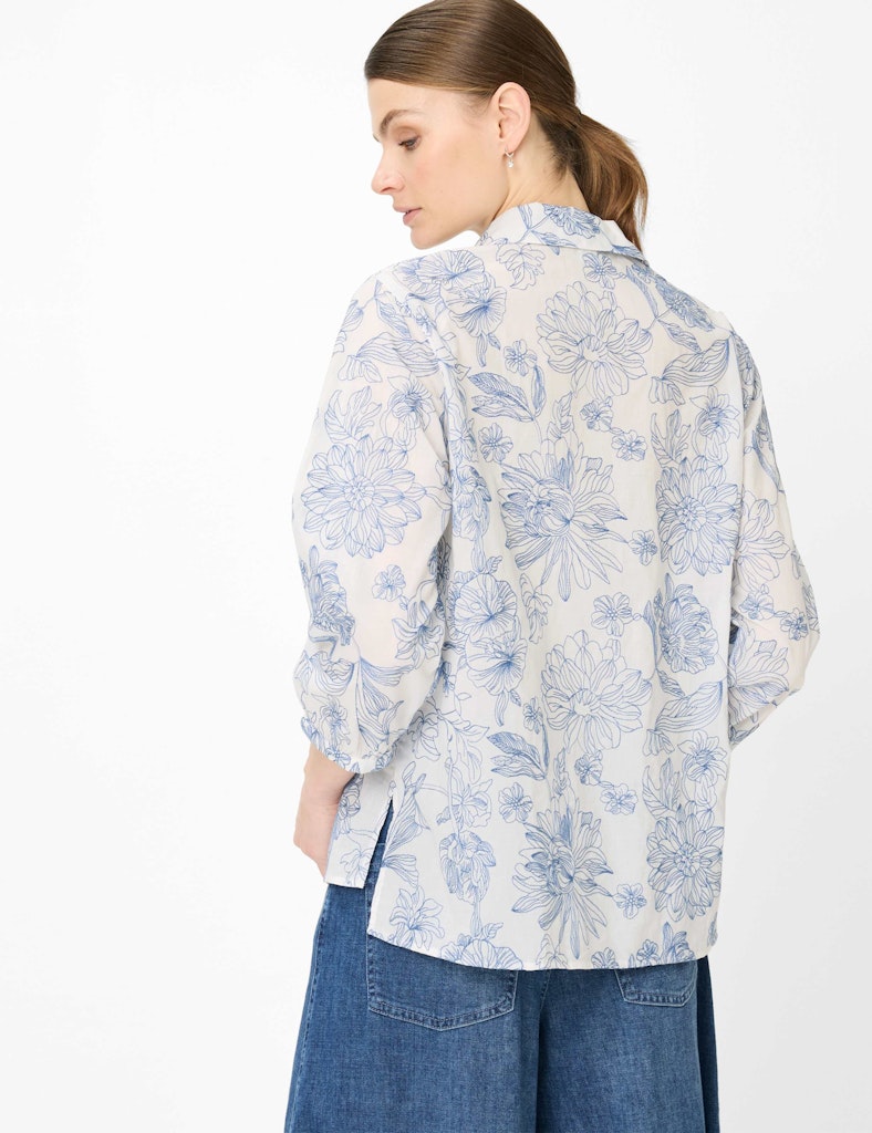 Brax Damen Blusen Vintage Blue