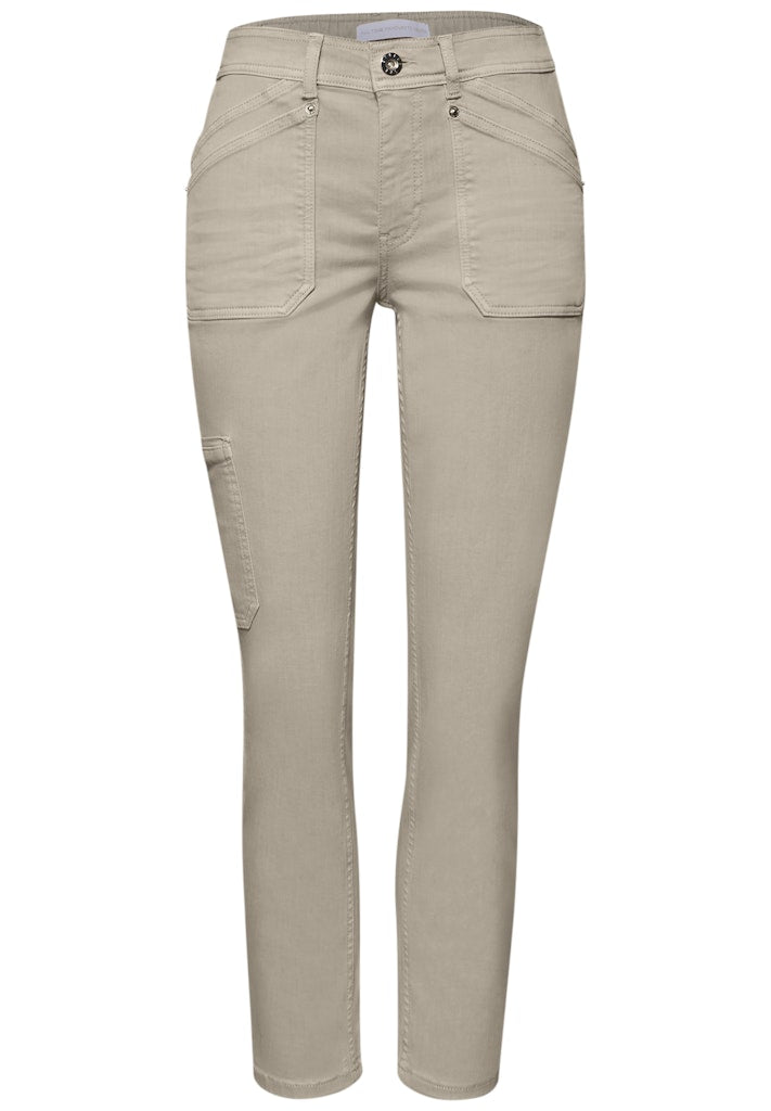 Street One Damen Hosen Beige Was