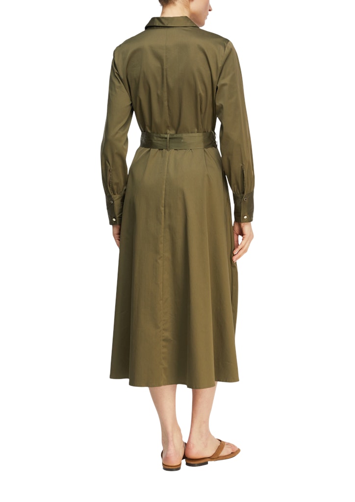 Comma Damen Kleider Green